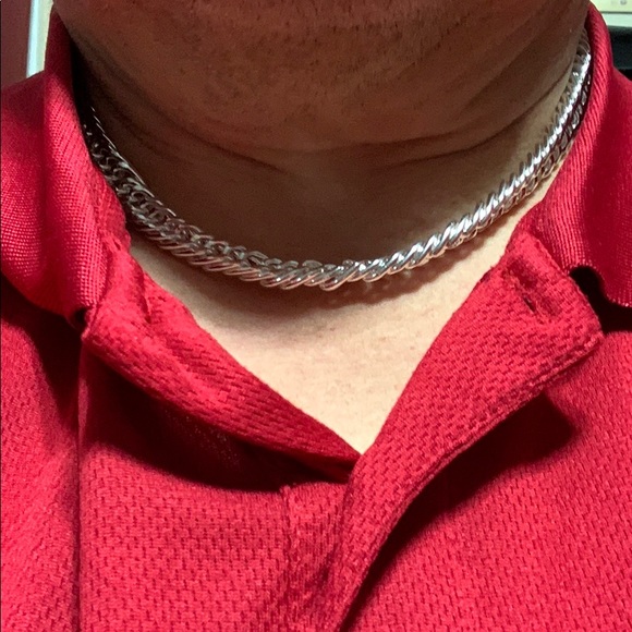 Necklaces for Men 10mm Long Chain Necklace Collier - Picture 7 of 7